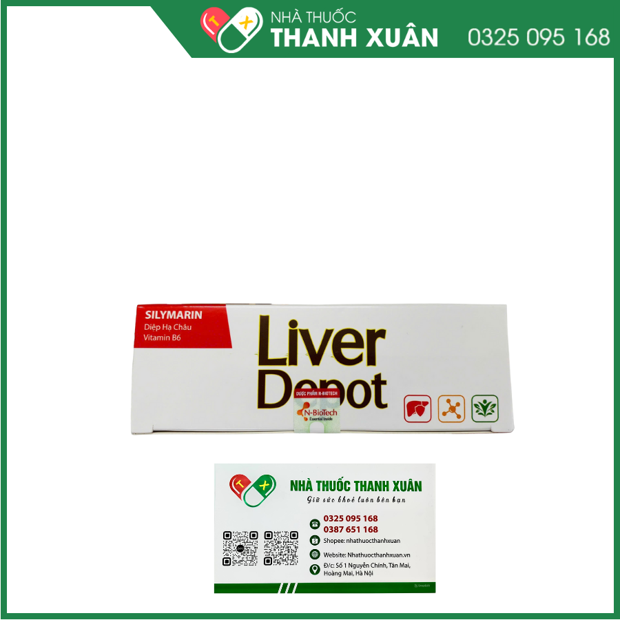 Liver Depot hỗ trợ giải độc gan, mát gan, bảo vệ gan
